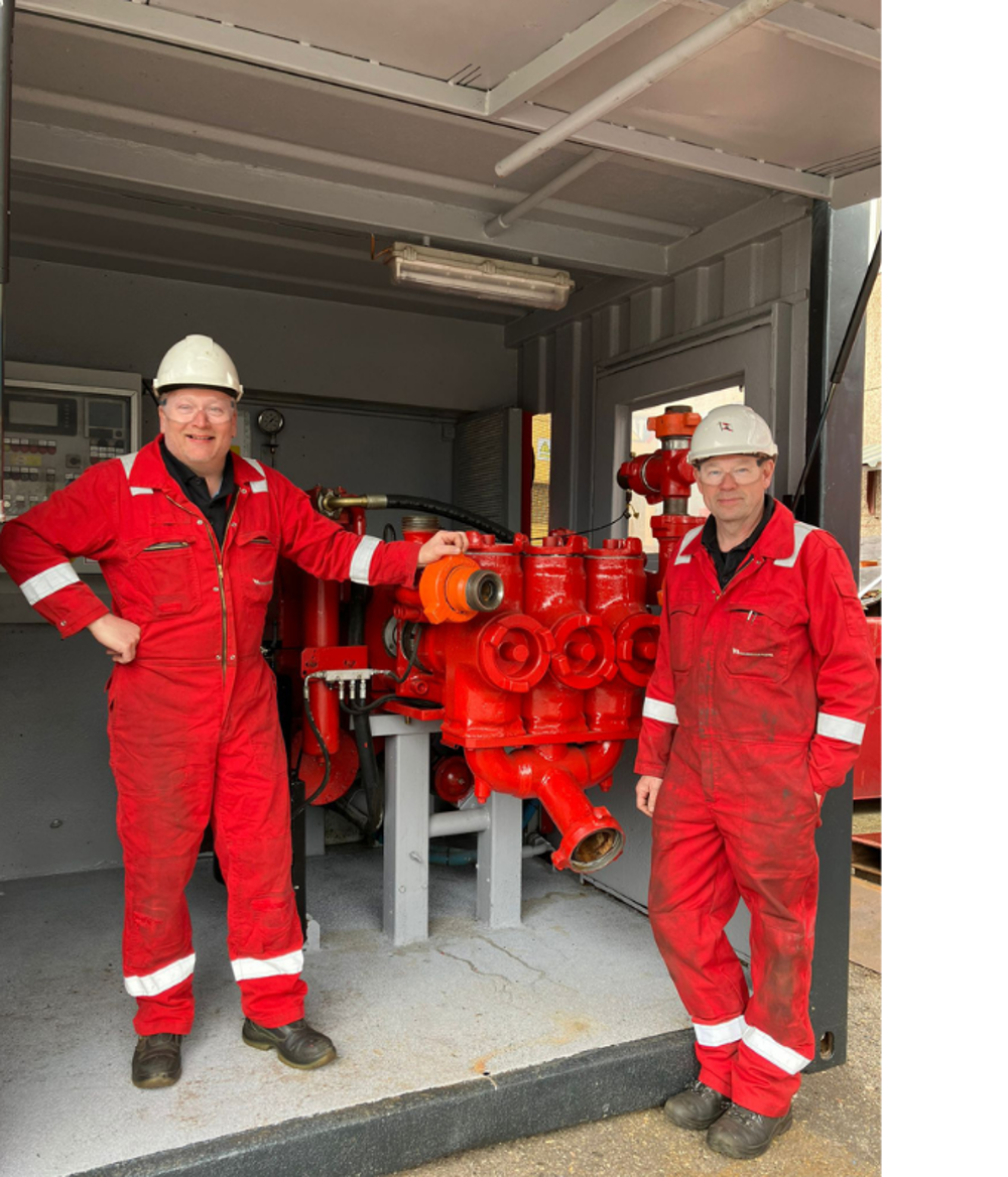 Project dedicated technicians Evert Huizing (l) and Paul Wesseling (r)
